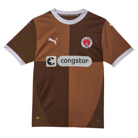 2024-2025 St Pauli Home Shirt (Your Name) 2024-2025 St Pauli Home Shirt (Your Name)