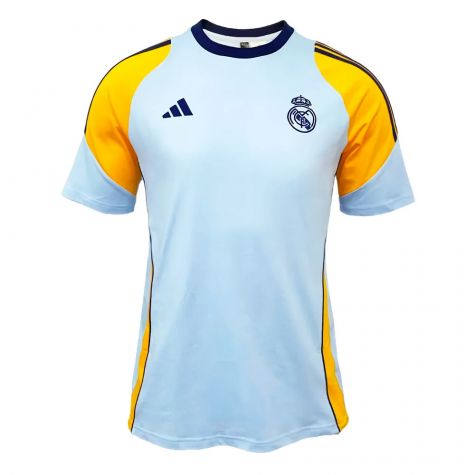 2024-2025 Real Madrid Training Tee (Glow Blue) (Benzema 9) 2024-2025 Real Madrid Training Tee (Glow Blue) (Benzema 9)