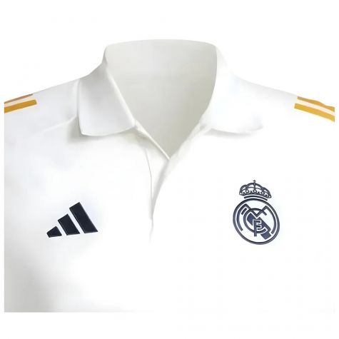 2024-2025 Real Madrid Polo Shirt (White) 2024-2025 Real Madrid Polo Shirt (White)