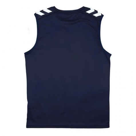 2024-2025 Denmark Sleeveless Training Jersey (Marine) (Your Name) 2024-2025 Denmark Sleeveless Training Jersey (Marine) (Your Name)