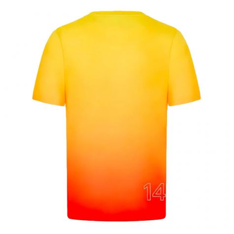 2024 Aston Martin Team Barcelona Alonso Graphic T-Shirt 2024 Aston Martin Team Barcelona Alonso Graphic T-Shirt