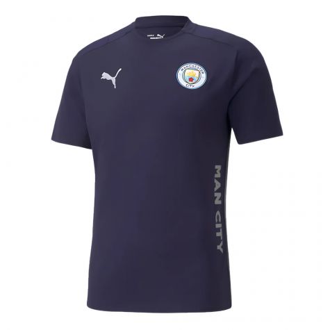 2024-2025 Man City Casuals Tee (Navy) (Hemp 11) 2024-2025 Man City Casuals Tee (Navy) (Hemp 11)