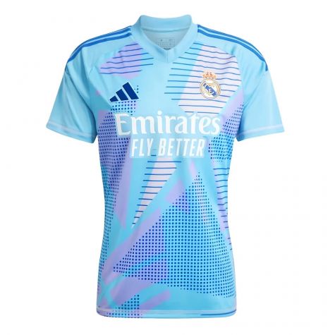 2024-2025 Real Madrid Home Goalkeeper Shirt (Blue) 2024-2025 Real Madrid Home Goalkeeper Shirt (Blue)