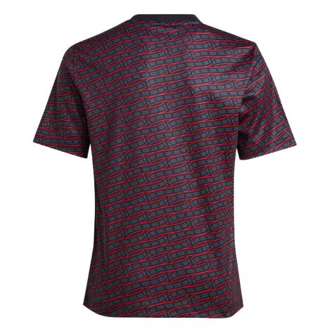 2024-2025 Ajax Pre Match Shirt (Black) - Kids (Your Name) 2024-2025 Ajax Pre Match Shirt (Black) - Kids (Your Name)