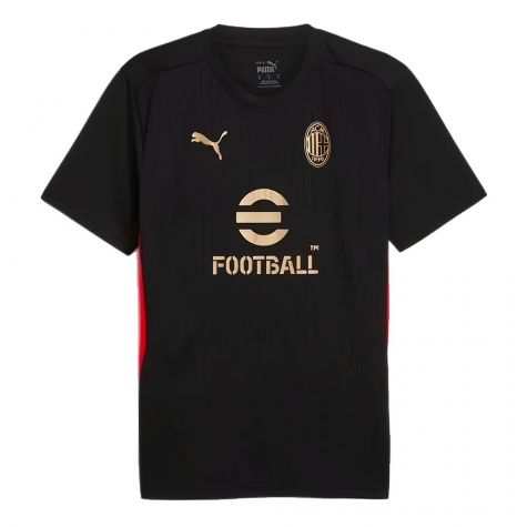 2024-2025 AC Milan Training Shirt (Black) (Rafa Leao 10) 2024-2025 AC Milan Training Shirt (Black) (Rafa Leao 10)