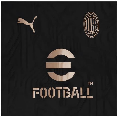 2024-2025 AC Milan Training Shirt (Black) - Kids (Rafa Leao 10) 2024-2025 AC Milan Training Shirt (Black) - Kids (Rafa Leao 10)