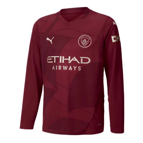 2024-2025 Man City Third Long Sleeve Shirt (Kids) (Rodrigo 16) 2024-2025 Man City Third Long Sleeve Shirt (Kids) (Rodrigo 16)