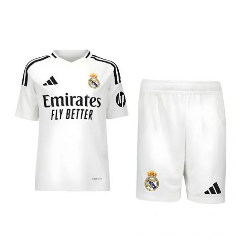 2024-2025 Real Madrid Home Youth Kit (Vini Jr. 7) 2024-2025 Real Madrid Home Youth Kit (Vini Jr. 7)