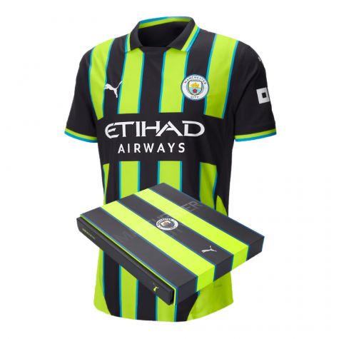 2024-2025 Man City Away Authentic Shirt w/packaging (Grealish 10) 2024-2025 Man City Away Authentic Shirt w/packaging (Grealish 10)