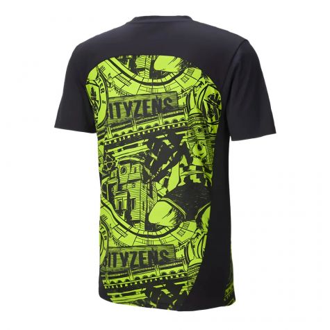 2024-2025 Man City Pre-Match Shirt (Yellow Glow) - Kids (Kun Aguero 10) 2024-2025 Man City Pre-Match Shirt (Yellow Glow) - Kids (Kun Aguero 10)