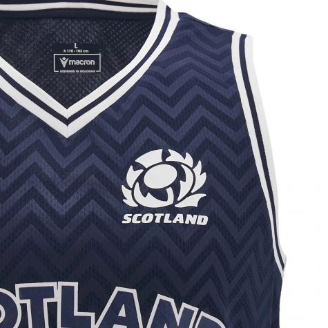 2024-2025 Scotland Rugby Basketball Singlet (Navy) 2024-2025 Scotland Rugby Basketball Singlet (Navy)