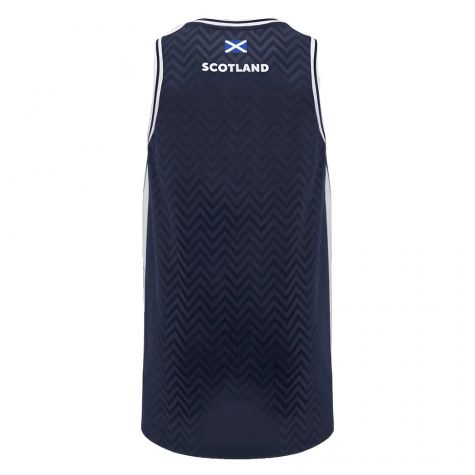 2024-2025 Scotland Rugby Basketball Singlet (Navy) - Kids 2024-2025 Scotland Rugby Basketball Singlet (Navy) - Kids