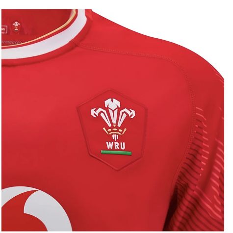 2024-2025 Wales Home Poly Replica Rugby Shirt 2024-2025 Wales Home Poly Replica Rugby Shirt