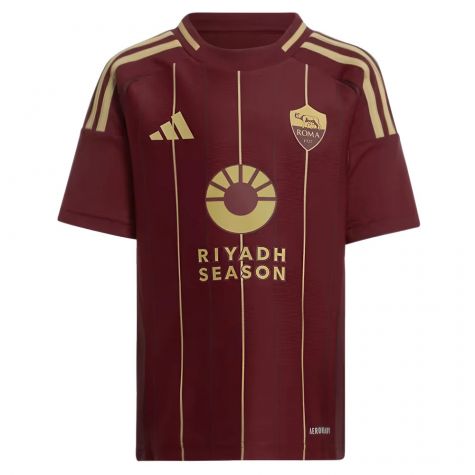 2024-2025 Roma Home Shirt (Kids) (Pellegrini 7) 2024-2025 Roma Home Shirt (Kids) (Pellegrini 7)