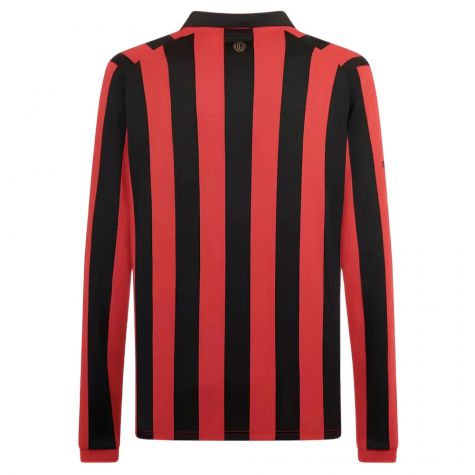 AC Milan 125th Authentic Shirt LS (Black-Red) (Van Basten 9) AC Milan 125th Authentic Shirt LS (Black-Red) (Van Basten 9)