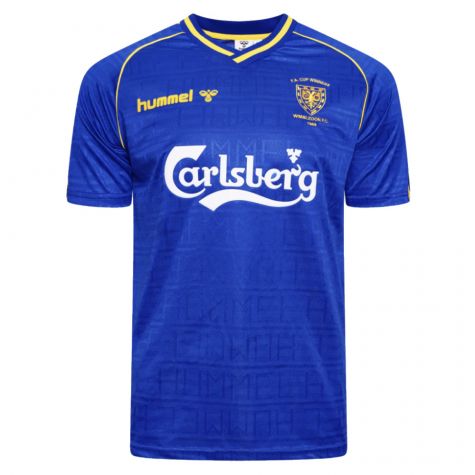 1988 Wimbledon Hummel Retro Home Shirt (Jones 4) 1988 Wimbledon Hummel Retro Home Shirt (Jones 4)