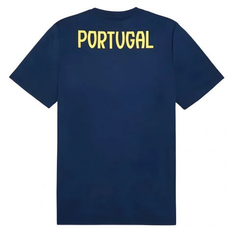 2025-2026 Portugal Casuals Tee (Persian Blue) 2025-2026 Portugal Casuals Tee (Persian Blue)