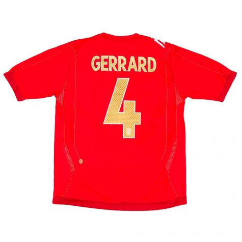 England 2006-08 Away Gerrard #4 (XXL) (Excellent) England 2006-08 Away Gerrard #4 (XXL) (Excellent)