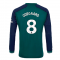 2023-2024 Arsenal Long Sleeve Third Shirt (Odegaard 8) 2023-2024 Arsenal Long Sleeve Third Shirt (Odegaard 8)