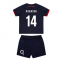 2023-2024 England Rugby Alternate Replica Infant Kit (Robinson 14) 2023-2024 England Rugby Alternate Replica Infant Kit (Robinson 14)