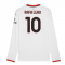 2024-2025 AC Milan Away Long Sleeve Shirt (Rafa Leao 10) 2024-2025 AC Milan Away Long Sleeve Shirt (Rafa Leao 10)
