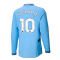 2024-2025 Man City Authentic Long Sleeve Home Shirt (Your Name) 2024-2025 Man City Authentic Long Sleeve Home Shirt (Your Name)