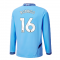 2024-2025 Man City Home Long Sleeve Shirt (Kids) (Rodrigo 16) 2024-2025 Man City Home Long Sleeve Shirt (Kids) (Rodrigo 16)