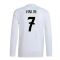 2024-2025 Real Madrid Authentic Long Sleeve Home Shirt (Vini Jr. 7) 2024-2025 Real Madrid Authentic Long Sleeve Home Shirt (Vini Jr. 7)