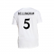 2024-2025 Real Madrid DNA Graphic Tee (White) (Bellingham 5) 2024-2025 Real Madrid DNA Graphic Tee (White) (Bellingham 5)