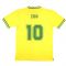 False Nein Brazil Home Football Shirt (ZICO 10) False Nein Brazil Home Football Shirt (ZICO 10)