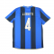 Inter Milan 2008-09 Home Shirt ((Excellent) S) (J.Zanetti 4) Inter Milan 2008-09 Home Shirt ((Excellent) S) (J.Zanetti 4)