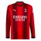 2023-2024 AC Milan Long Sleeve Home Shirt (Rafa Leao 10) 2023-2024 AC Milan Long Sleeve Home Shirt (Rafa Leao 10)