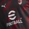 2023-2024 AC Milan Prematch LS Sweat Top (Black) 2023-2024 AC Milan Prematch LS Sweat Top (Black)