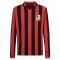 AC Milan 125th Authentic Shirt LS (Black-Red) (Van Basten 9) AC Milan 125th Authentic Shirt LS (Black-Red) (Van Basten 9)