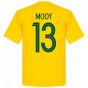 Australia Mooy 13 Team T-Shirt - Yellow Australia Mooy 13 Team T-Shirt - Yellow