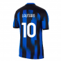 2023-2024 Inter Milan Home Shirt (Lautaro 10) 2023-2024 Inter Milan Home Shirt (Lautaro 10)
