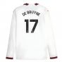 2023-2024 Man City Long Sleeve Away Shirt (DE BRUYNE 17) 2023-2024 Man City Long Sleeve Away Shirt (DE BRUYNE 17)
