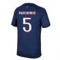 2023-2024 PSG Home Shirt (Marquinhos 5) 2023-2024 PSG Home Shirt (Marquinhos 5)