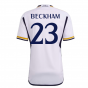 2023-2024 Real Madrid Home Shirt (Beckham 23) 2023-2024 Real Madrid Home Shirt (Beckham 23)