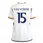 2023-2024 Real Madrid Home Shirt (Kids) (Valverde 15) 2023-2024 Real Madrid Home Shirt (Kids) (Valverde 15)