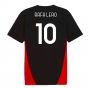 2024-2025 AC Milan Training Shirt (Black) (Rafa Leao 10) 2024-2025 AC Milan Training Shirt (Black) (Rafa Leao 10)