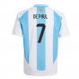 2024-2025 Argentina Home Shirt (Kids) (DE PAUL 7) 2024-2025 Argentina Home Shirt (Kids) (DE PAUL 7)