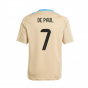 2024-2025 Argentina Training Jersey (Hazy Beige) (DE PAUL 7) 2024-2025 Argentina Training Jersey (Hazy Beige) (DE PAUL 7)