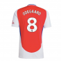 2024-2025 Arsenal Home Shirt (Odegaard 8) 2024-2025 Arsenal Home Shirt (Odegaard 8)