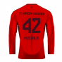 2024-2025 Bayern Munich Long Sleeve Home Shirt (Musiala 42) 2024-2025 Bayern Munich Long Sleeve Home Shirt (Musiala 42)