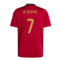 2024-2025 Belgium Home Fan Shirt (De Bruyne 7) 2024-2025 Belgium Home Fan Shirt (De Bruyne 7)