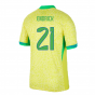 2024-2025 Brazil Home Shirt (Endrick 21) 2024-2025 Brazil Home Shirt (Endrick 21)