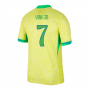 2024-2025 Brazil Home Shirt (Vini JR 7) 2024-2025 Brazil Home Shirt (Vini JR 7)