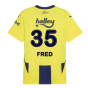 2024-2025 Fenerbahce Home Shirt (Fred 35) 2024-2025 Fenerbahce Home Shirt (Fred 35)