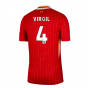 2024-2025 Liverpool Dri-Fit ADV Match Home Shirt (Virgil 4) 2024-2025 Liverpool Dri-Fit ADV Match Home Shirt (Virgil 4)